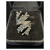 Sterling ring marked Beau Sterling size 6.75