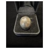 Sterling ring marked 925 and 8