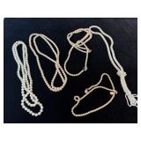 Costume jewelry necklaces