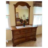 Sumter Cabinet Co double dresser with mirror