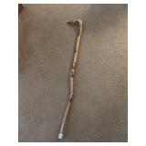 Wooden walking stick
