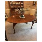 Cherry dining table with 2 leaves (probably