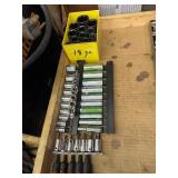 Six point deep sockets, hex bit