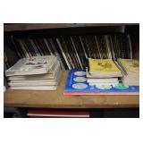 Shelf lot - large quantiy of stain glass books