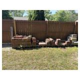 Lot of bricks, concrete edgers, pavers