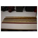 Lot - 6 Advertising yardsticks Peoples Federal