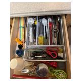 4 Drawer contents including hand mixers,