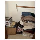 Closet contents - tablecloths, place mats,