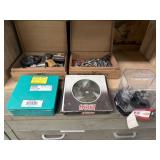 Large assortment of router bits including