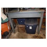 Metal work table 36" x 24" x 30" tall