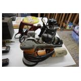 Lot - Ridgid sander R2611, Porter Cable sander