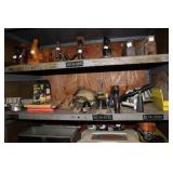 Shelf lot - 4 hand planers (Wards Master, Stanley