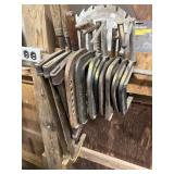 Bar clamps and C clamp lot