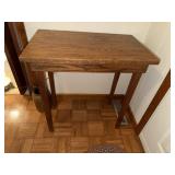 Professionally handcrafted oak side table