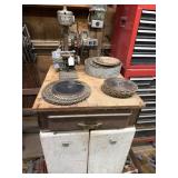 Cabinet with contents - Mastergrip Forstner wood