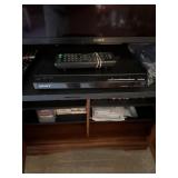 Sony CD-DVD player, Toshiba VHS-DVD