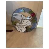 Stained glass dove