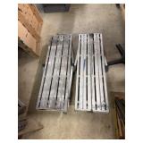 2 Aluminum working platforms and a 4 foot aluminum