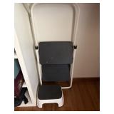 Cosco 2 step ladder and a Baby Bjorn