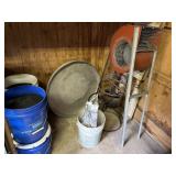 Blower fan, propane burner stand, beading for