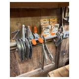 Lot of C clamps, Pony clamps and band clamps