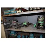Lot - Hitachi M12vc 2 1/4hp router, Hitachi 4
