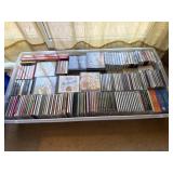 Large tub of CDs & cassette tapes including