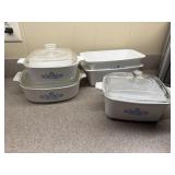 Lot of Corning Ware baking dishes