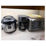 Small appliance lot including instant pot,