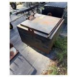 Heavy duty metal storage box