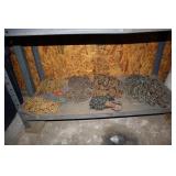 Shelf lot tow chains and chains
