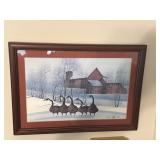 P Buckley Moss goose print 864/1000