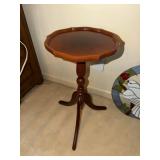 Powell piecrust side table or candle stand