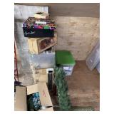 Large Christmas lot - lighted snowman, Dickens