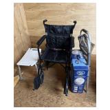 Hugo wheelchair, shower stool, walker and