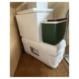 2 Igloo coolers one is 150 quarts and