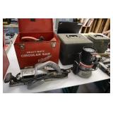 Lot - Milwaukee heavy duty 7 1/4" circular saw,