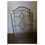 Stained glass window (missing 3 sections and 1