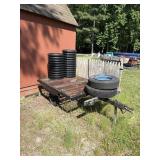 Small utility trailer 62.5 X 49