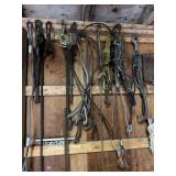 Lot of come a longs and wire tow cables