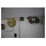 Wall lot - 2 Taylor thermometers and 1 New Haven