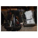 Lot - tool bag with contents (Craftsman screw