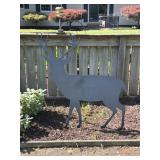 Metal deer yard decoration 42 inches tall