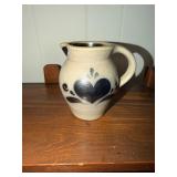 Rockdale Union Pottery stoneware pitcher