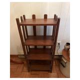 Mission style wooden display stand 16.25 X