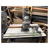 Shopsmith overarm pin router on a