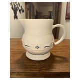 Longaberger Pottery Woven Traditions blue