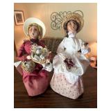 2 Byers Choice Carolers one is