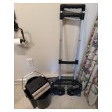 Aluminum folding travel luggage cart hand