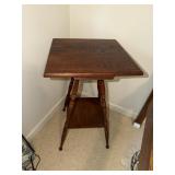 Oak plant stand/side table 16 X 16 X 28.5